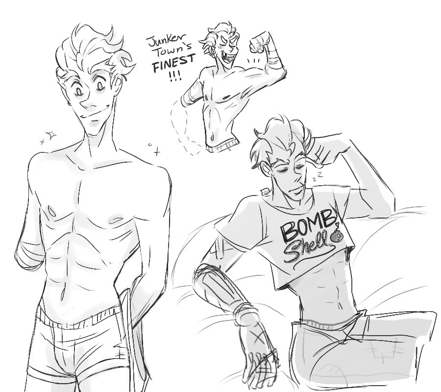 realizeren's tweet photo. 🐀bath/laundry day #Junkrat https://t.co/SAypvlBrjR