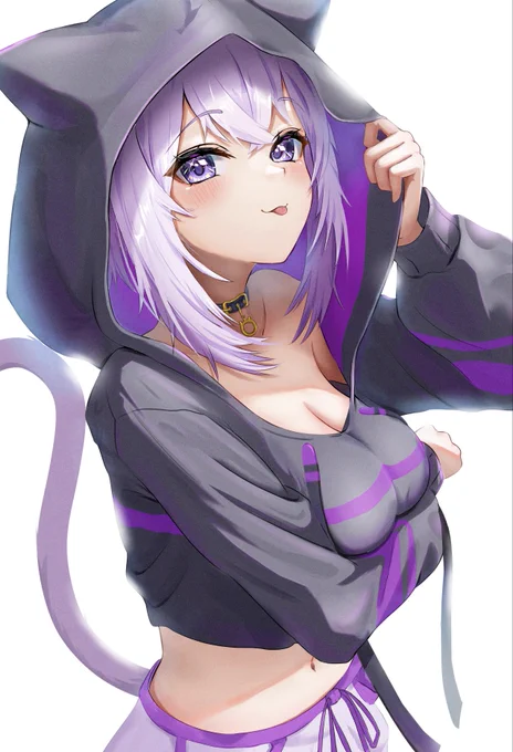RT : フードを被ったときにできるこの空間に名前をつけたい  #絵かゆ