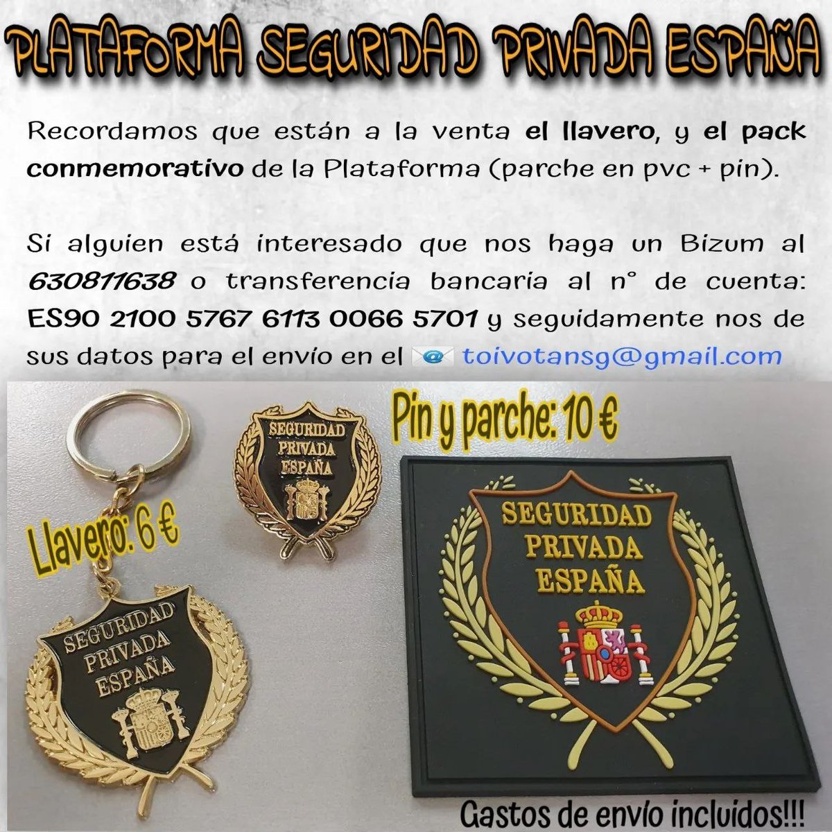 PLATAFORMA SEGURIDAD PRIVADA ESPAÑA tweet media