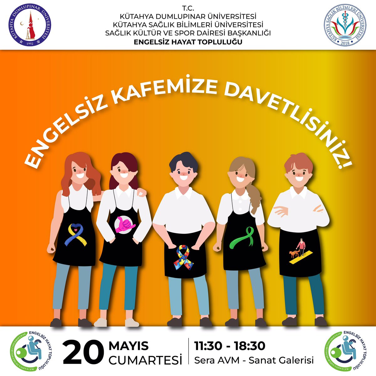 Vee herkesin dört gözle beklediği o muhteşem etkinlikle karşınızdayıız🥳

Birbirinden sevgi dolu, birbirinden güler yüzlü çocuklarımızın sizlerden sipariş alacağı, servis yapacağı ve sizlerle unutamayacağınız bağlar kuracakları etkinliğimize hepiniz davetlimizsiniz.🍀