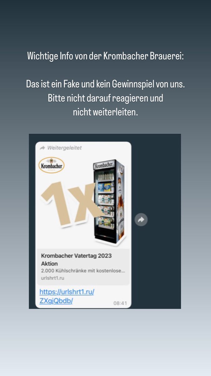krombacher's tweet photo. Aus aktuellem Anlass! 👇 https://t.co/8Bml5JKyvt
