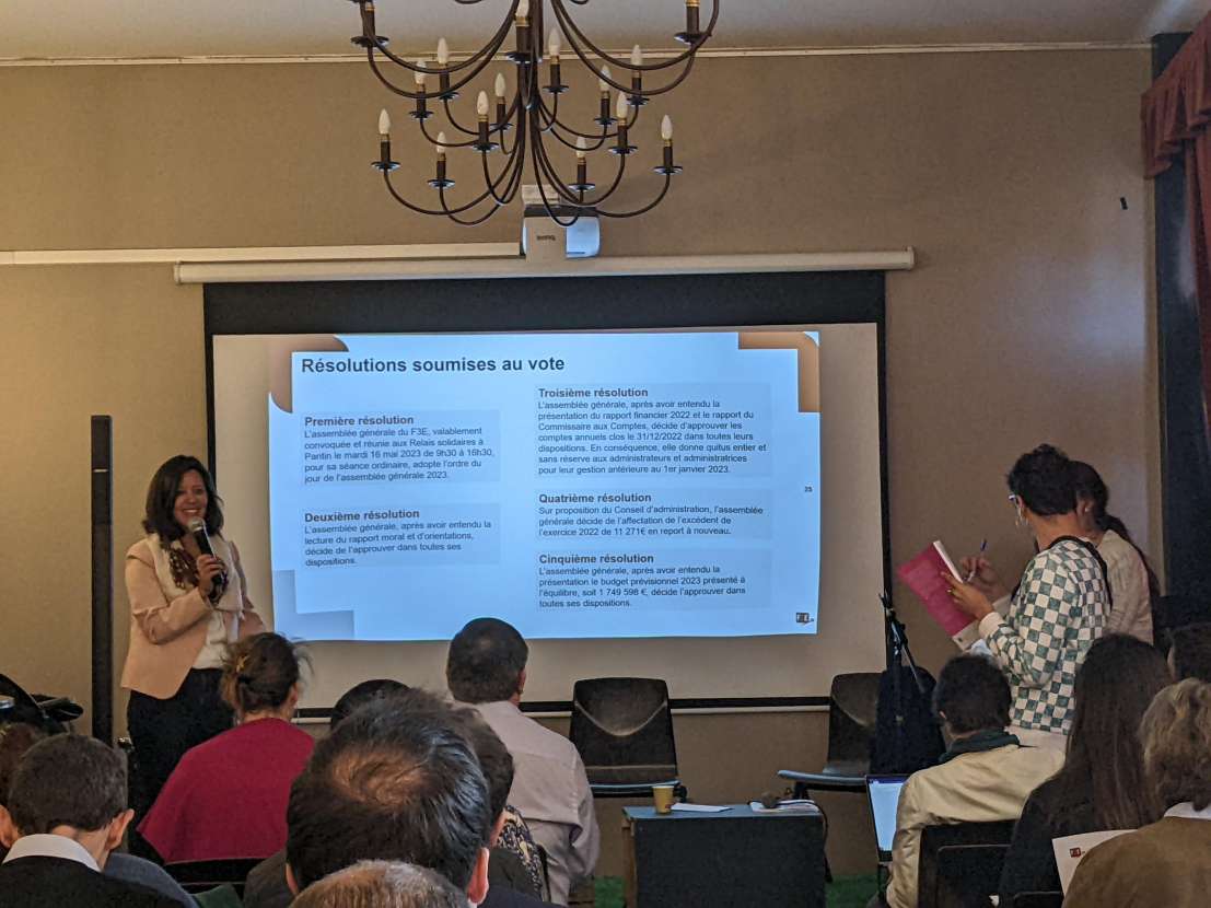 📢 En direct de l’#Assemblée #générale du F3E📍 le 16 mai 2023 au relais solidaire à Pantin.

#AG2023
#changementsocial