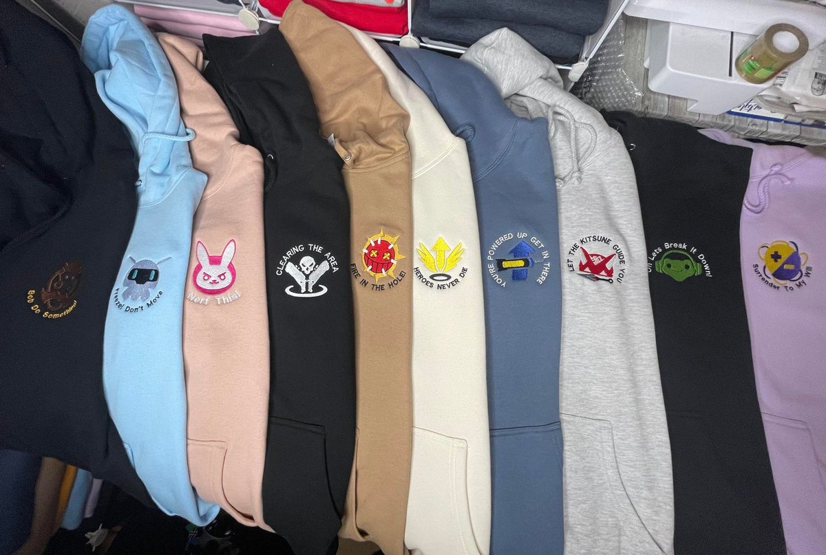 HCICT_J's tweet photo. Good Morning to all people except #Mei mains (yk who u are). Dropping #Overwatch hoodies for your fav mains. Gives you extra luck when pressing Q. https://t.co/PlyXElek2P