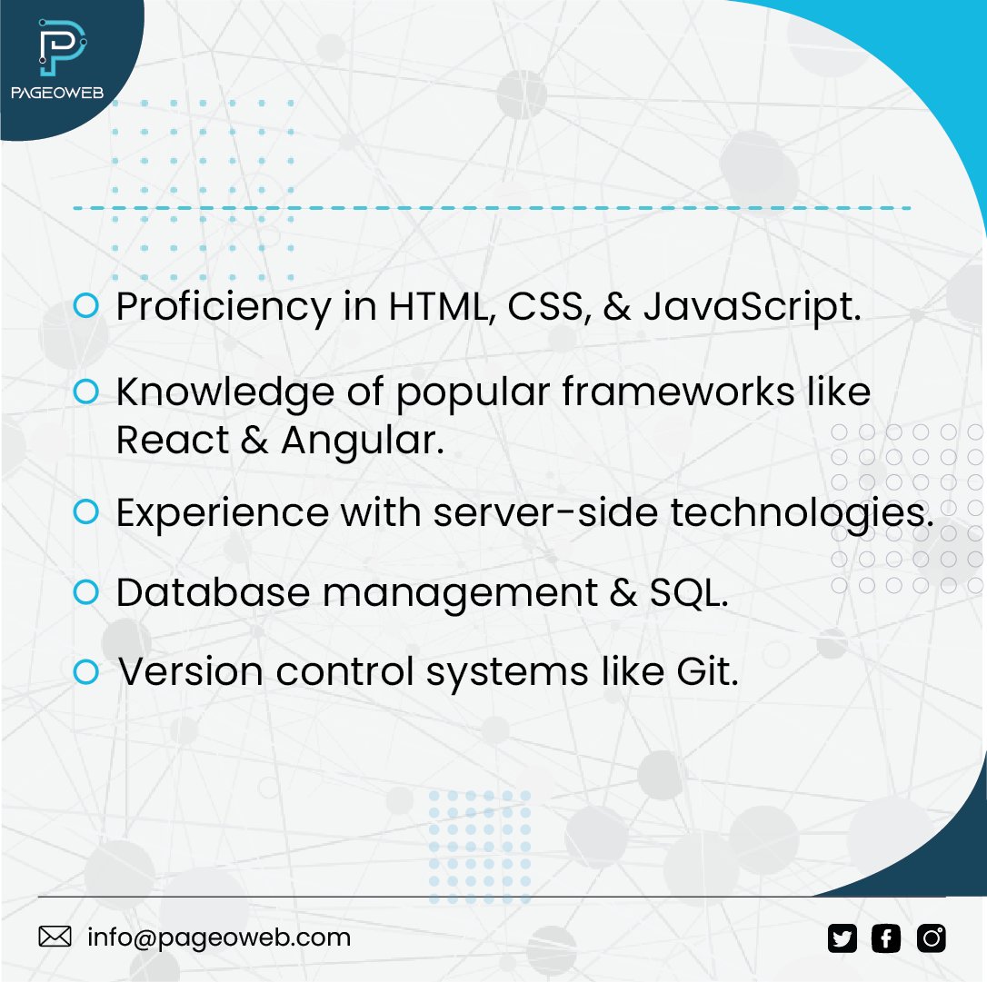 Pageoweb's tweet image. 🌟 Level up your web development game with these indispensable skills! Become the developer you were always meant to be. 💪✨

#webdesigncalifornia #WebDevSkills