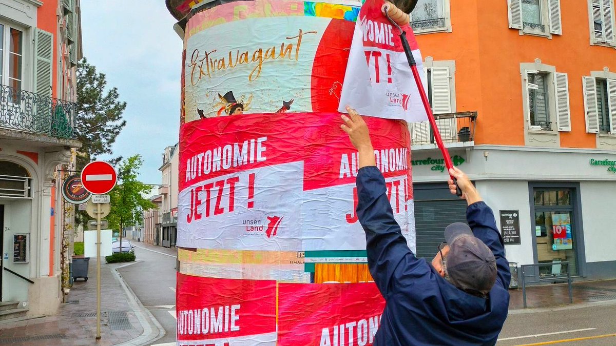 UnserLand's tweet image. Nos militants étaient encore sur le terrain ces derniers temps (ici #Mulhouse &amp;amp; #Sundgau), déterminés à promouvoir notre projet d’#autonomie, véritable projet de progrès &amp;amp; de réformes qui vise à bâtir un pays plus juste, plus dynamique, plus efficace…
#JerejoinsUnserLand
#Alsace