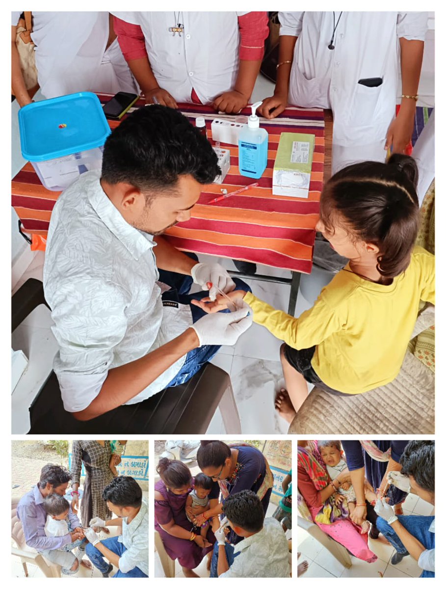 Sickle cell Screening
<a href="/DrAnilK77667668/">Dr Anil Kumar Patel</a>  <a href="/DrBhaveshPate18/">Dr Bhavesh Patel</a> <a href="/ApexaPa99459758/">Apexa Patel</a> @dsbccnavsari @TsbccC <a href="/PHC_Degam/">PHCDegamNavsari</a>