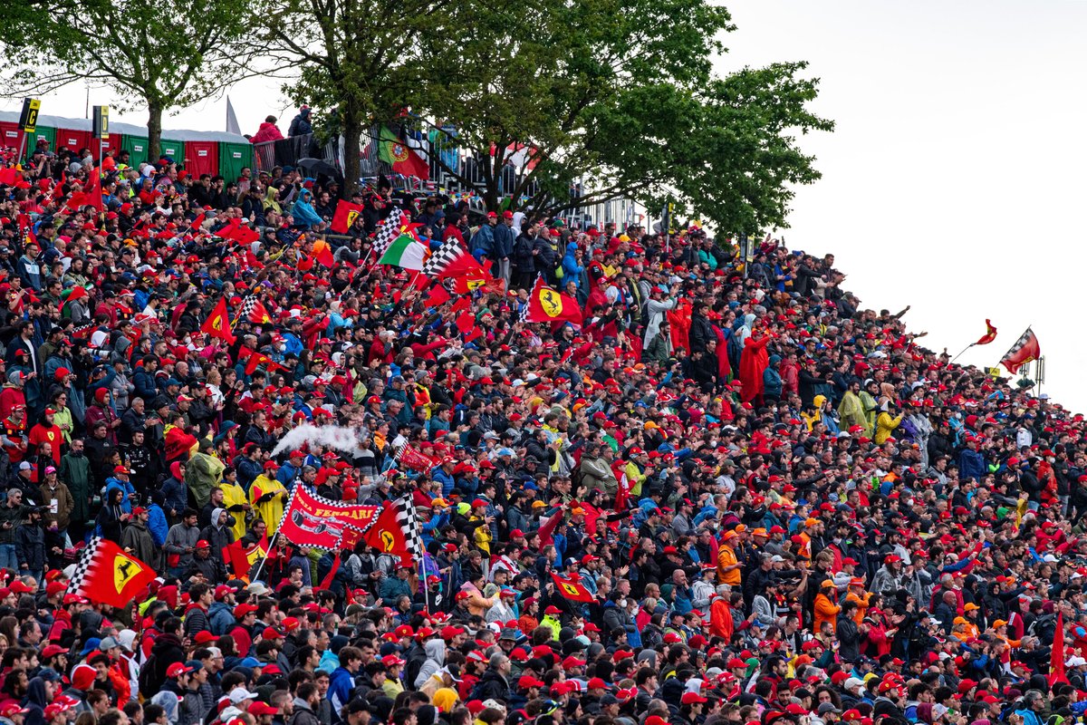 ScuderiaFerrari's tweet photo. We can’t wait to see you at home this week, #Tifosi ❤️ https://t.co/vcMqfVB10N