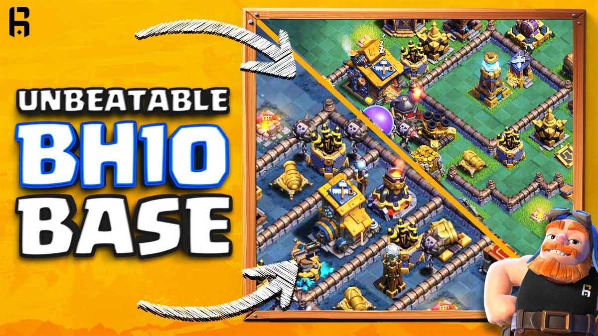 RHBaseBuilding's tweet image. Our first speedbuild for Builder Base 2.0 - BH10 🥳🔥
@RedJohnCoC shows you his unbeatable base!🛡️⚔️
Make sure to check it out on YT! ✅
+ free baselink as well 👀
📺 youtu.be/3HwbwDk4d-4
#ClashofClans | #BuilderBase | #BH10