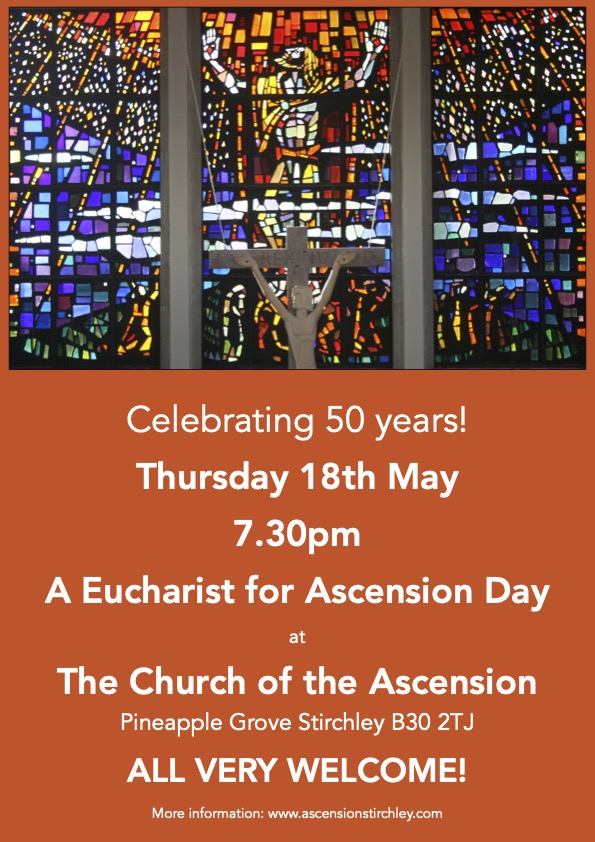 The Church of the Ascension on Pineapple Grove was built 50 years ago! On Ascension Day on Thursday this week at 7.30pm we will be giving thanks for God's faithfulness and generosity and sharing refreshments together  All very welcome #ascensionday #Community