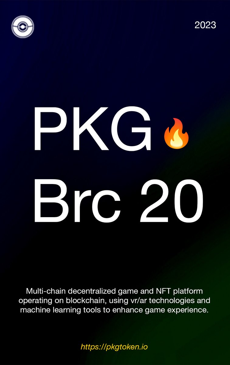 pkgtoken's tweet image. PKG BRC-20 will be online soon 🔥 

Drop your BTC address

Follow, Like &amp;amp; RT

#Brc20 #brc20coins #ordinals #airdrop #pkg