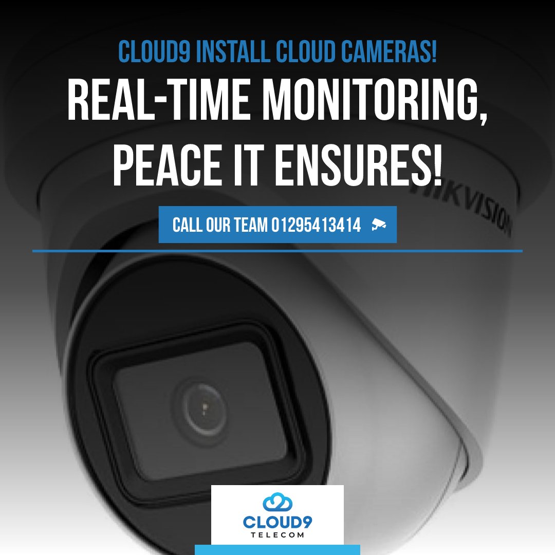 cloud9_telecom's tweet photo. Upgrade your security with cloud cameras! Capture every moment with high-quality video footage stored securely in the cloud. Accessible from anywhere, these cameras offer peace of mind, remote monitoring, and easy integration. https://t.co/31TdNIk1ZB