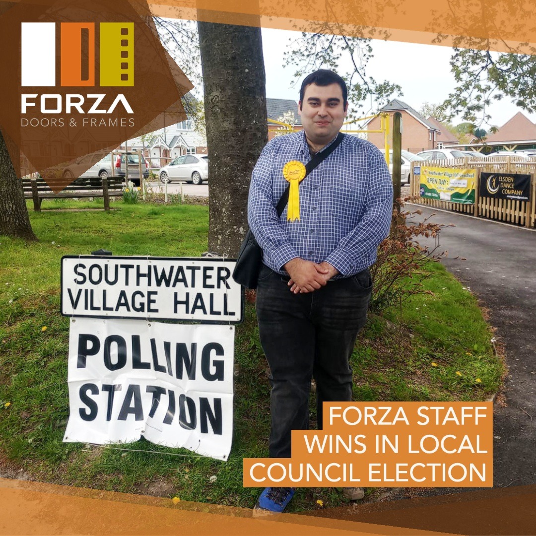 ForzaDoorsLtd's tweet photo. Please join us in congratulating the newest addition to our Sales Processing Team, Alex Jeffery, who has just embarked on an exciting journey as a councillor following a successful election campaign.
#ForzaStaffSuccess #TeamForza #Election https://t.co/gPVLGjgkm9