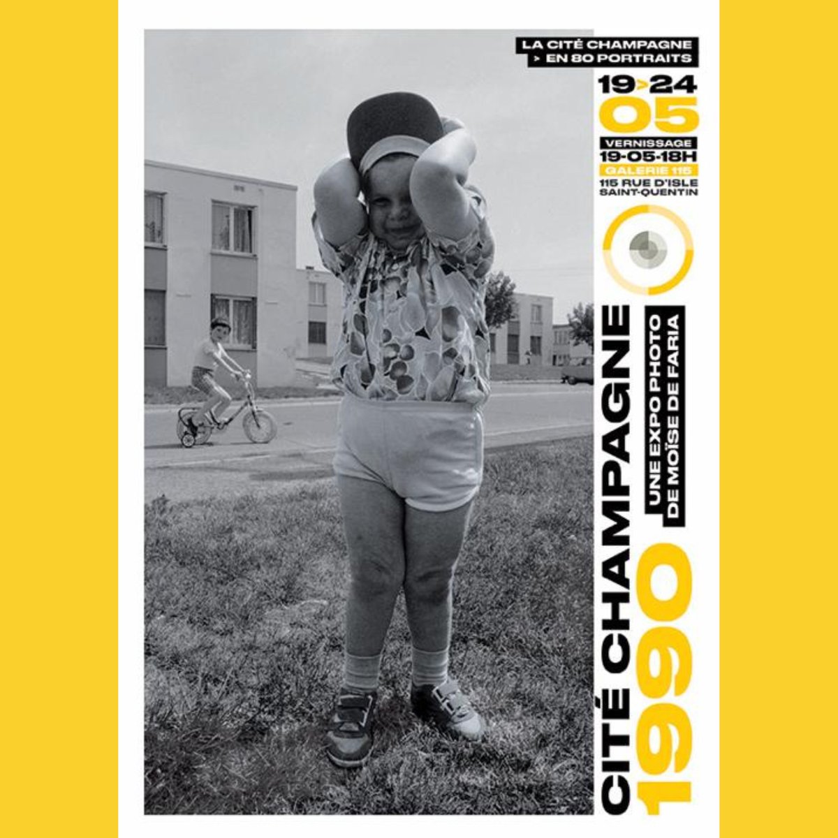 ClgHanotaux's tweet photo. Du 19 au 24 mai 2023, vous pouvez retrouver l’exposition "Cité Champagne 1990" à la galerie 115 à Saint Quentin. Vous découvrirez les photos de Moïse De Faria, un ancien habitant du Quartier Champagne. Il nous offre 80 portraits de jeunes de son quartier dans les années 1990. https://t.co/GqL3AgDjHz