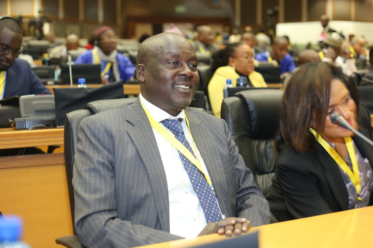 PACJA1's tweet image. Chairperson of Rural Economy, Agriculture, Environment &amp;amp; Natural Resources, Hon Didier Molisho, emphasizes the crucial role of PAP in implementing Climate Change and Policy in Africa's agricultural practices. #PAPClimateSummit #PAPClimateEquity @_AfricanUnion