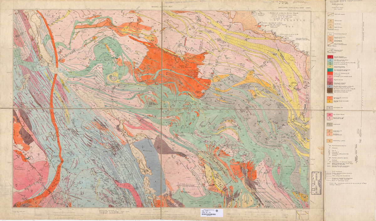 Argyllshire sheet 84, solid and drift, 1:10 560, 1914. BGS © UKRI