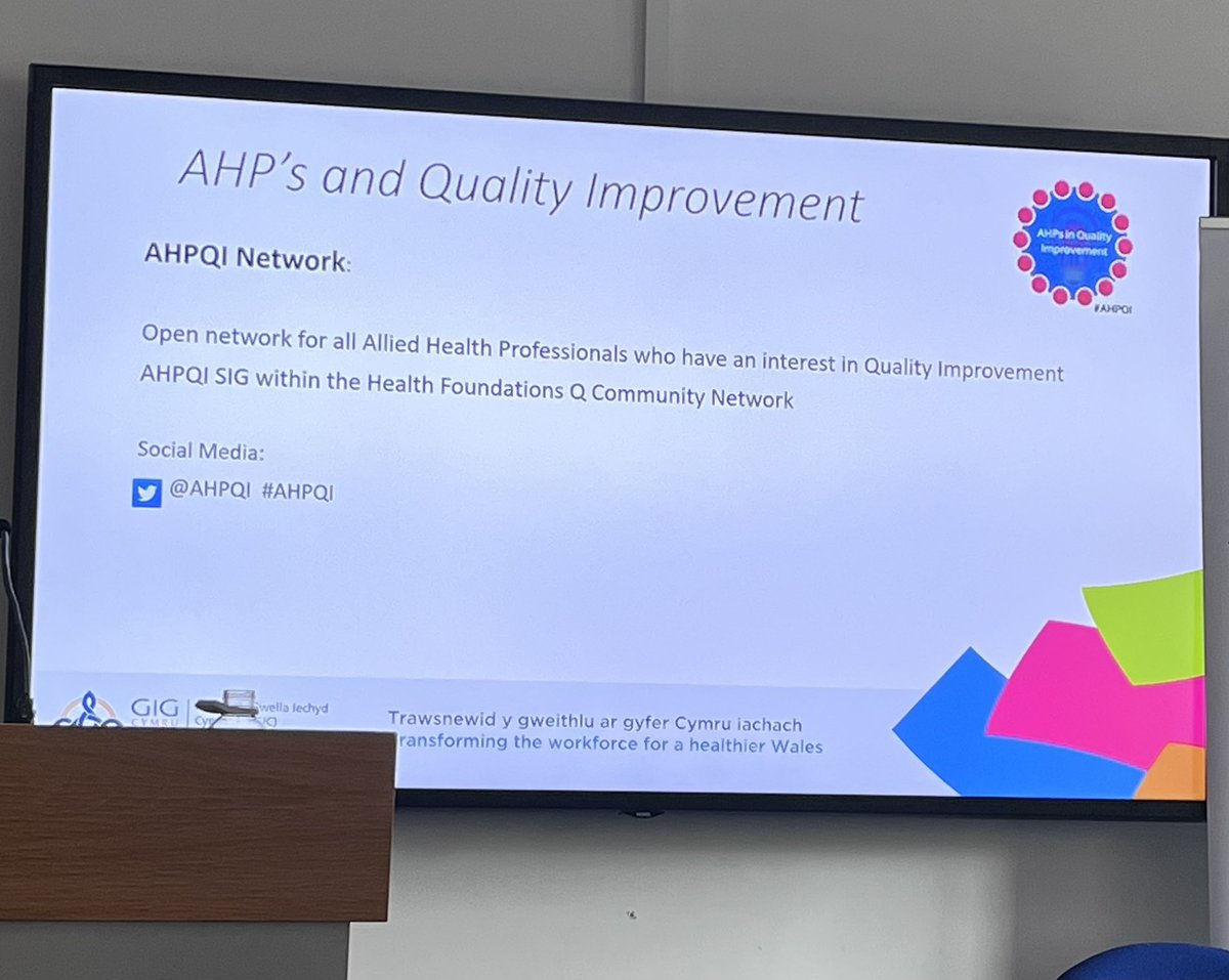 Today I’m presenting a rapid 5 about our  Adult weight management service. Also learning about lots of innovation with @ahpqi @CTMUHBDietetics #AHPCymru #orbitbusinesscentre