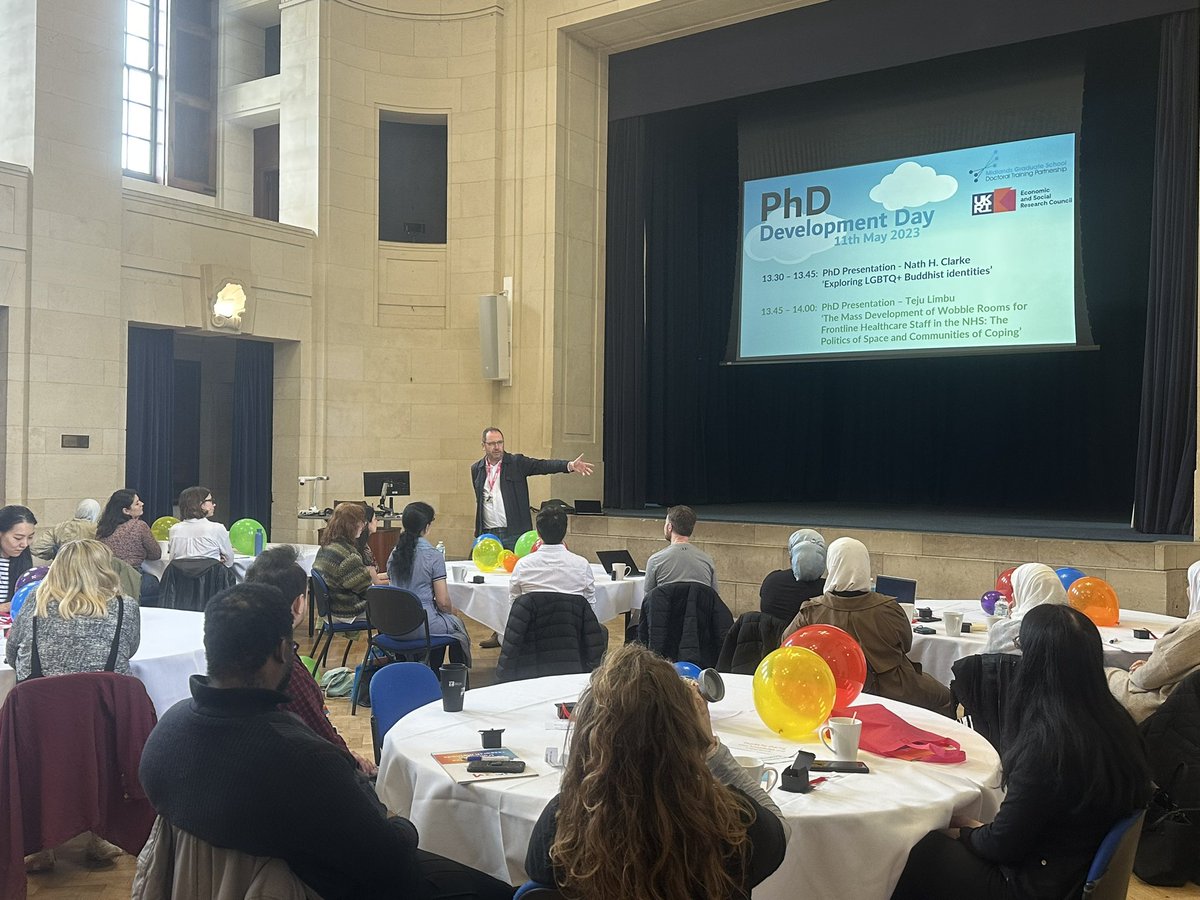 UoNSociology's tweet photo. Impactful talk by Howard on imposter syndrome and the power of finding community in academia. His insights on overcoming self-doubt and connecting with peers. @mgsesrcdtp
Grateful for the reminder that we're not alone. #PhDDevelopmentDay #ImposterSyndrome #AcademicChatter https://t.co/CRjqZN6RQ5