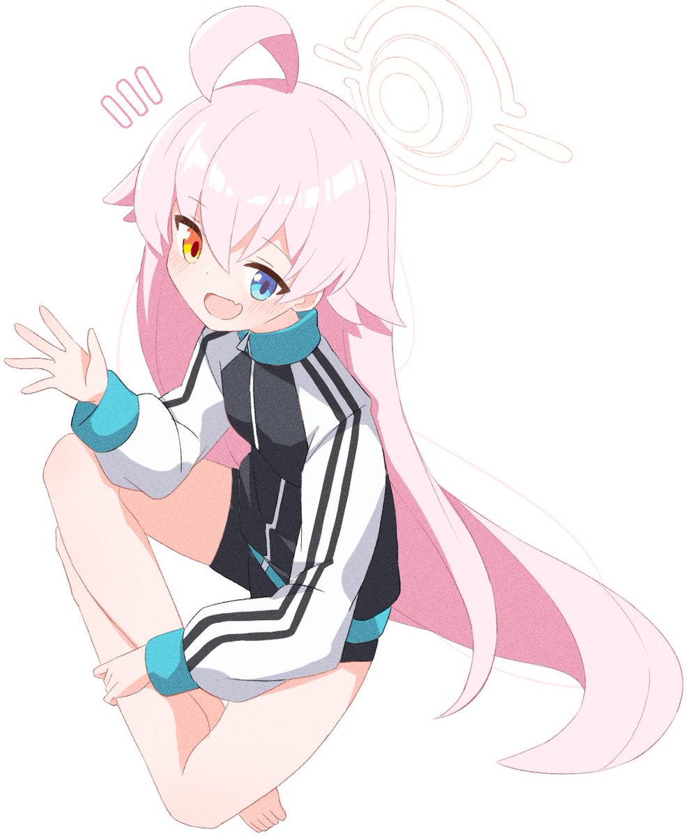 ホシノ(ブルーアーカイブ) 「ジャージホシノと運動したい… #ブルアカ」|笹の葉のイラスト
