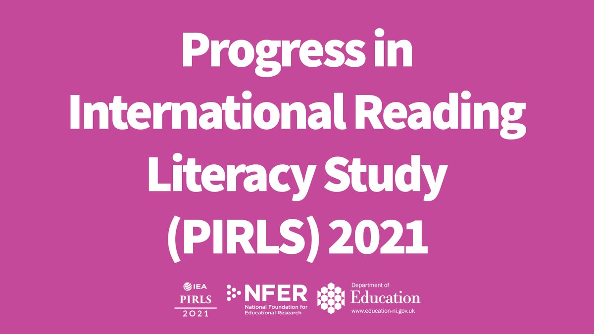 Education_NI's tweet image. An international survey of pupil achievement in reading shows that young people aged 9 -10 in Northern Ireland are amongst the best readers in the world.

More: - education-ni.gov.uk/news/primary-s…

#PIRLS2021