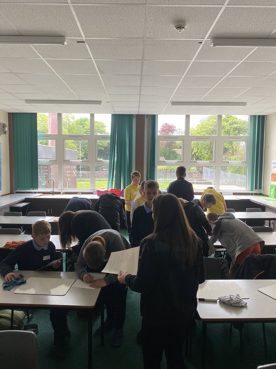 MathematicsSlhs's tweet photo. The wonderful P7’s enjoying their number hunt with Miss Matthews. So impressed with how friendly and interested they were in each other. Looking forward to August! #NumberHunt @StLukesHigh https://t.co/U9AF0wNW2D