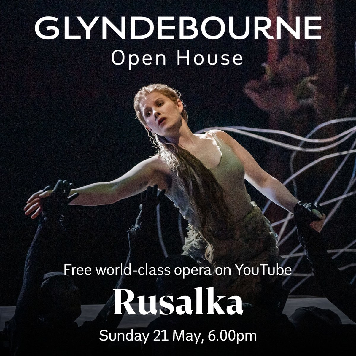 Watch Rusalka for free! 🧜‍♀️ 

To celebrate the opening of Festival 2023 we're sharing a free stream of Dvořák's Rusalka this Sunday.

Find out more: glyndebourne.com/events/rusalka…