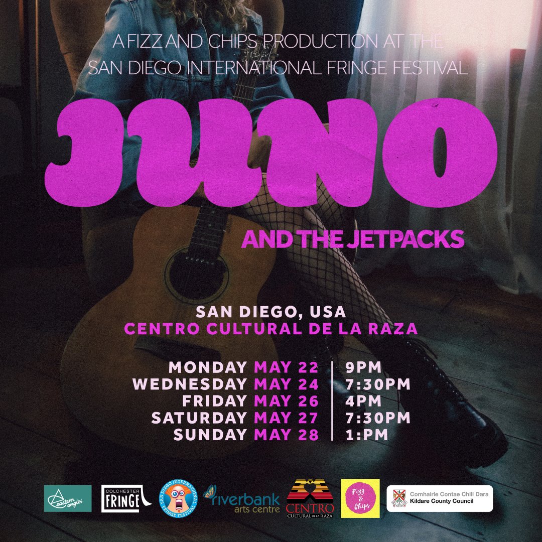 fizzandchipsPD's tweet photo. 🎭Break a leg to @sdfringe on their preview night! 🥳We wish we could be there in person tonight but we will be cheering you on from Ireland! 🇮🇪See you all next week though!✈️We can't wait to bring our show Juno and the Jetpacks to an American audience!⚡️https://t.co/h7tmqksnr3🩷 https://t.co/Zdoaci2ZOm