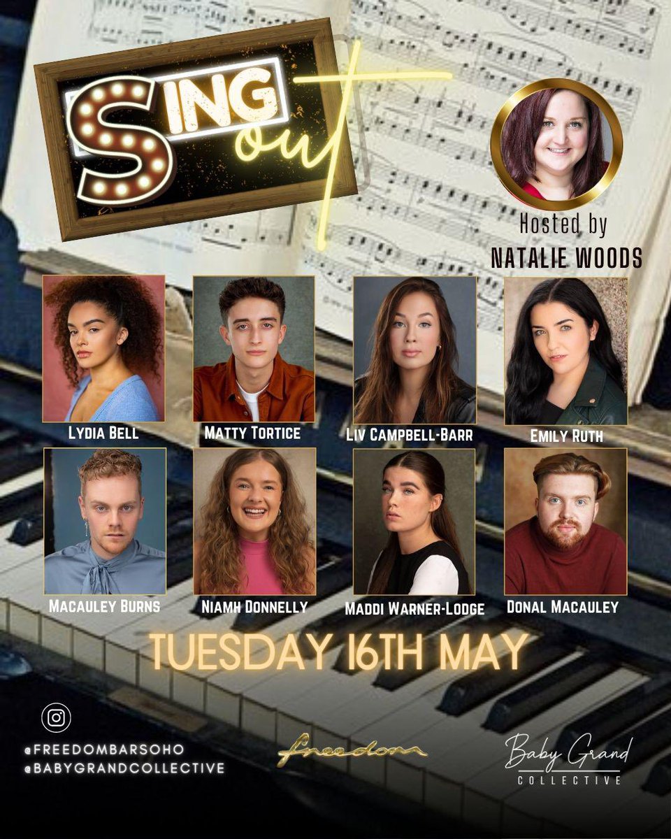 Tonight’s the night! 

If you’ve got a free evening and want some entertainment, come down to Freedom in Soho and enjoy some singing! 

#westend #singing #performance #Soho
