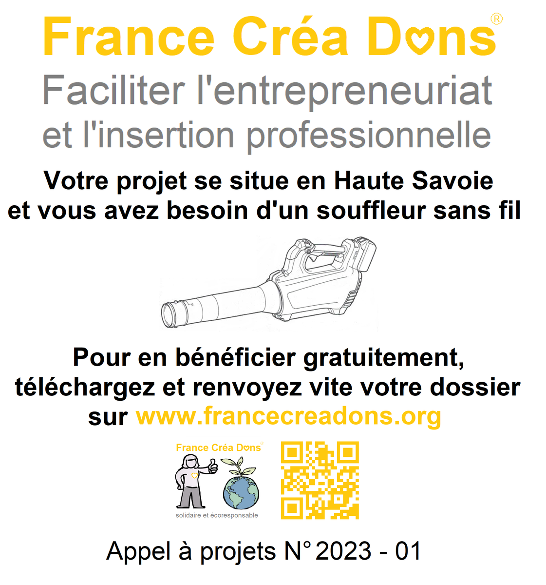 Pour développer votre projet entrepreneurial, vous avez besoin de matériel ? Répondez-vite à notre appel à projet ! France Créa Dons vous aide...
#entreprendre #entrepreunariat #entreprendreautrement #entrepreneuriatsocial #solidarité #socialentrepreneurship #femmesentrepreneures