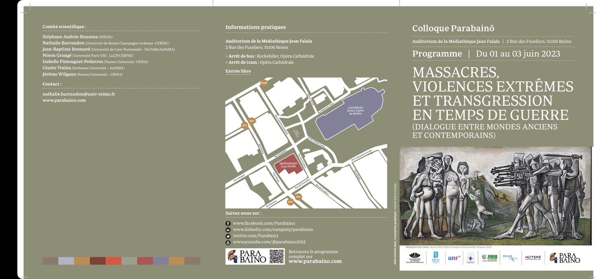 APHG_CA's tweet photo. L'@APHG_CA signale à l'ens des collègues de Reims &amp; de CA début juin le colloque de l'équipe de @Parabain1 en collaboration avec @CERHiC 
On parlera Antiquité mais pas seulement 

@ValeriaAugusta8
@VBeaulande
@NoemiVillaceque https://t.co/XWMNfJRtAw
