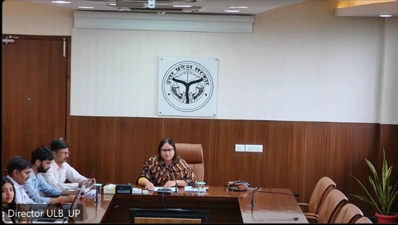 SwachhBharatGov's tweet photo. Meeting to discuss progress of 96 Ganga Towns in Bihar, West Bengal, Uttar Pradesh, Uttarakhand, &amp; Jharkhand was chaired by JS &amp; Mission Director, Ms. Roopa Mishra. 
Emphasis was put on clean toilets &amp; drains, zero GVPs, legacy dumpsite remediation, &amp; community engagement. https://t.co/ChrfXRGHlQ