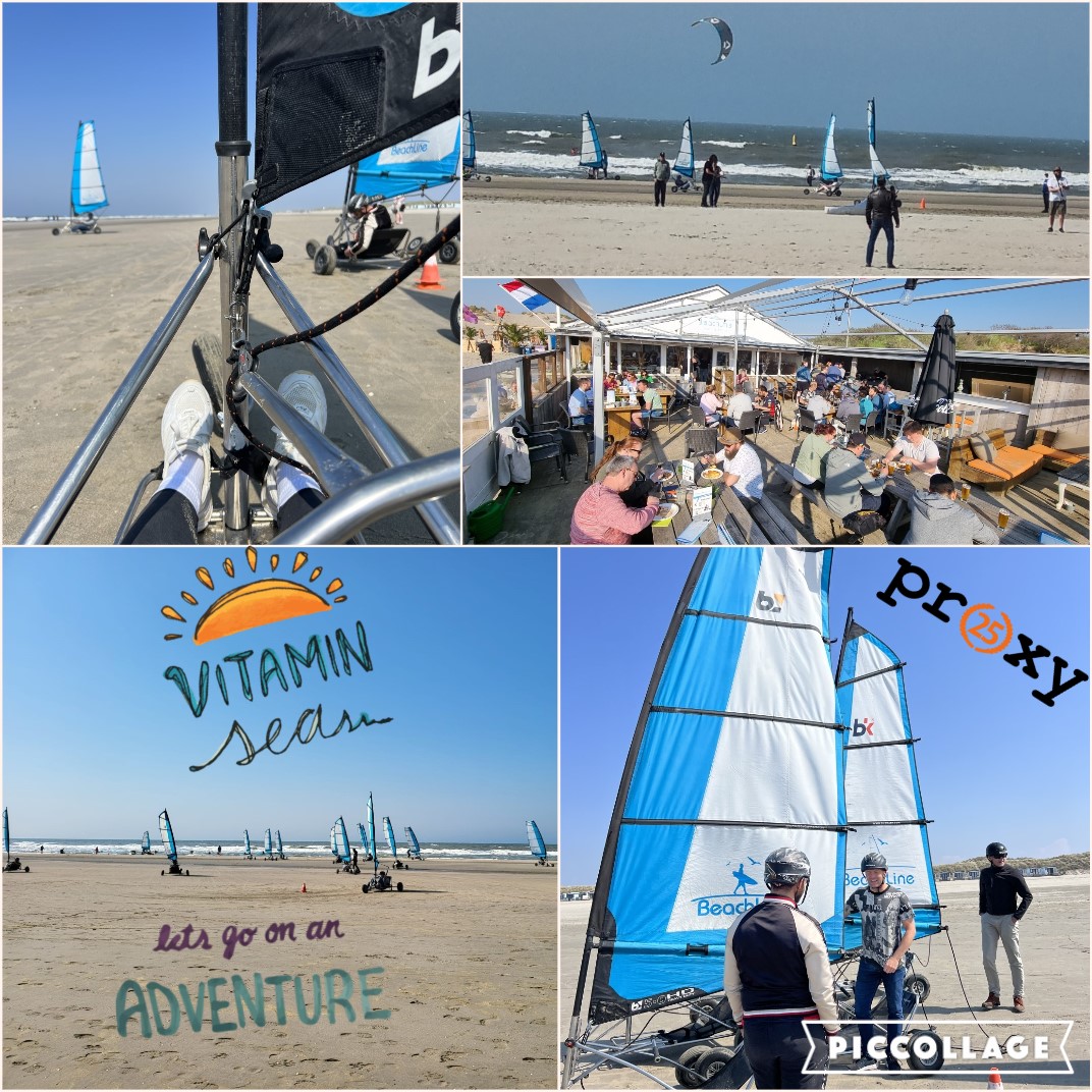 Na 🌧️ komt 🌞. Precies op tijd voor ons beach event! 🏖️😎 Afgelopen zaterdag hebben we met een grote groep collega's en hun partners genoten van een sportief uitje op het strand van Hoek van Holland. 

#blokarten #powerkiten #team #linux #opensource #cloud