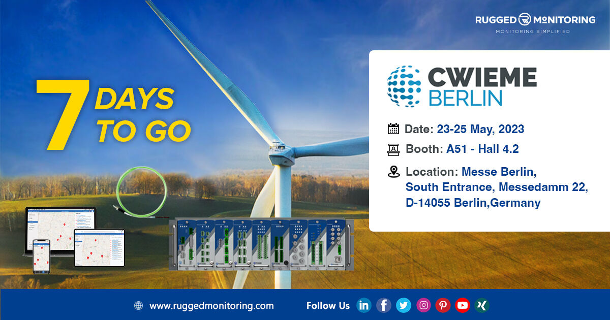 7 more days to go, Meet our experts to have a one-on-one discussion about our latest electrical asset condition monitoring solutions at #CWIEME, between 23-25 May 2023, at Booth A51 - Hall 4.2, in #MesseBerlin, #SouthEntrance, #Messedamm 22, D-14055 #Berlin, #Germany.