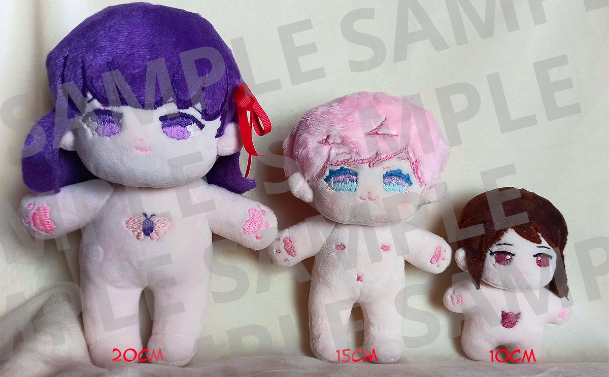 [RT 💞]
Yours truly now offers custom hand-sewn cotton doll commission (o゜▽゜)o☆

If you've always dreamed of having a cotton doll of your OC or your fave charas, here is your chance! Limited slots available for May!

Check the carrd for more info!
cococcd.carrd.co
