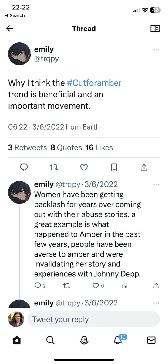 MindyDavies_'s tweet photo. Please report this account for encouraging others to self harm. This is super dangerous #CutForAmber is a way AH fans are showing support to their ‘kween’ who supports them doing it!!!
#AmberHeardIsFinished #amberheardlsaliar
#AmberHeardIsAnAbuser
https://t.co/6nqhKf1q8Y (link to Twitter space of women talking about cutting themselves for Amber)