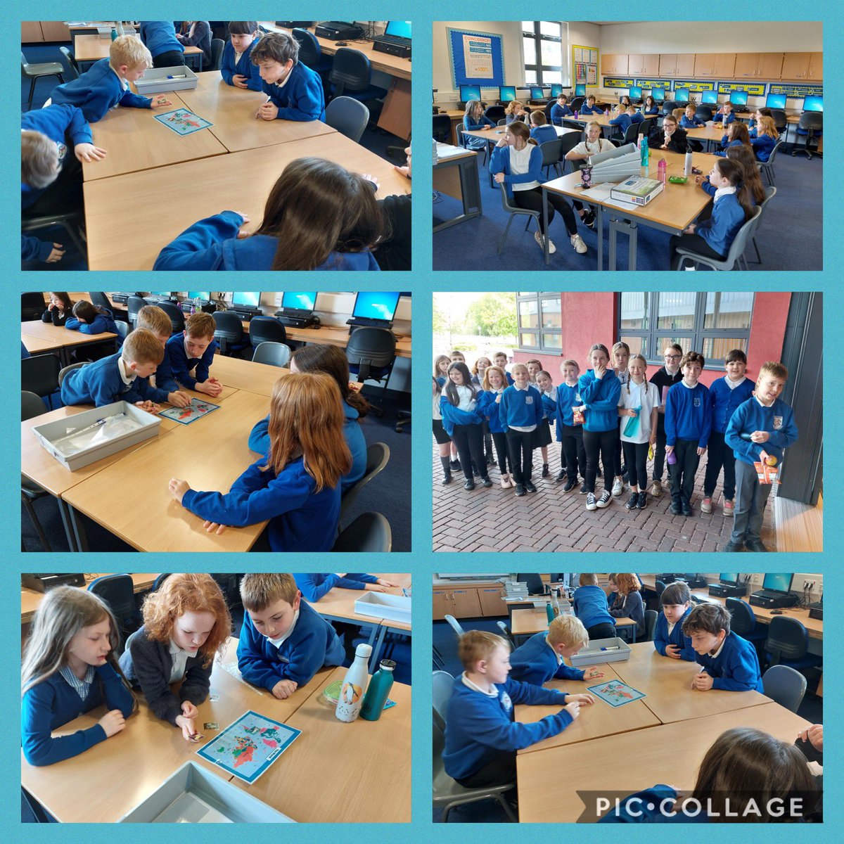 P5B had a great time at Falkirk High School learning about business, science and social subjects… 😀👍🏻||