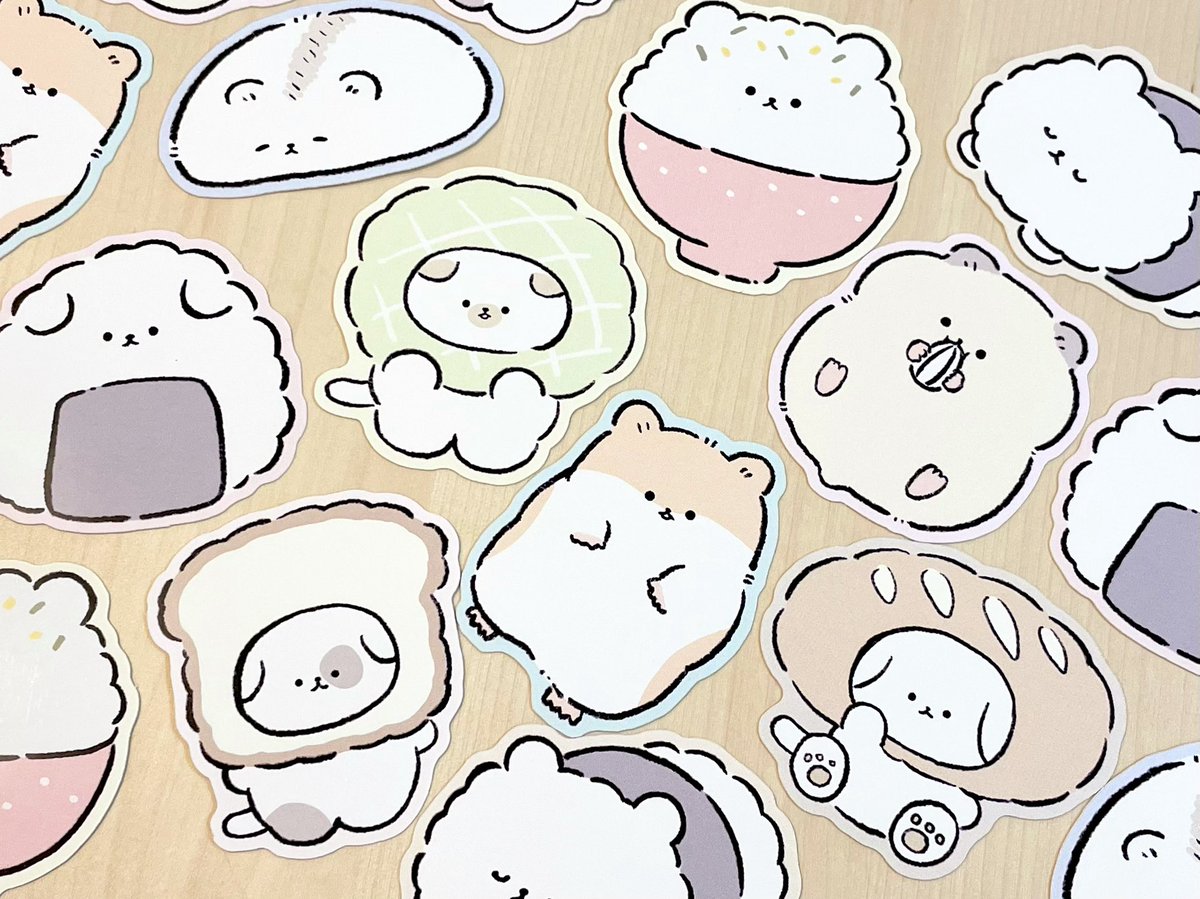 新作のダイカットシールセット🍞
パッケージも可愛くできました!

#デザフェス57 