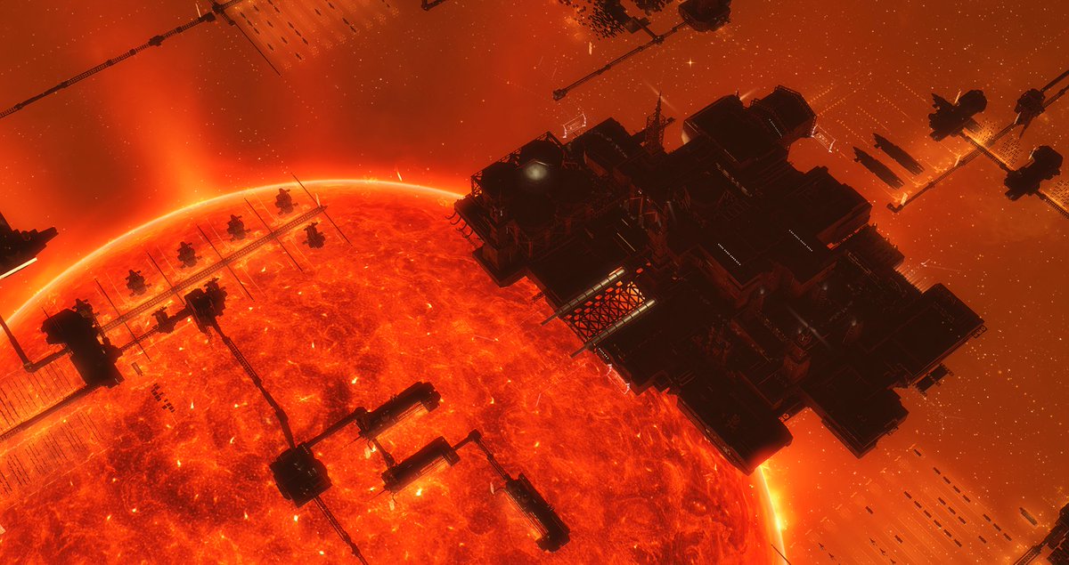 KhapriceHeska's tweet photo. #EveOnline #TweetFleet
> "The Republic Fleet has completed major construction on their new station in the Minmatar FW headquarters system of Amo. This station is now open to docking by capsuleers and most services are active," #Minmatar https://t.co/Xt6yZeRqvK
