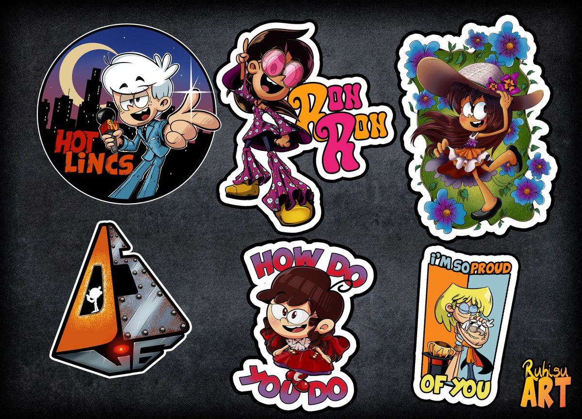 Are you ready for stickers?

#TheLoudHouse #TheCasagrandes #CartoonArt #AdelaideChang #LincolnLoud #LoriLoud #RonnieAnneSantiago