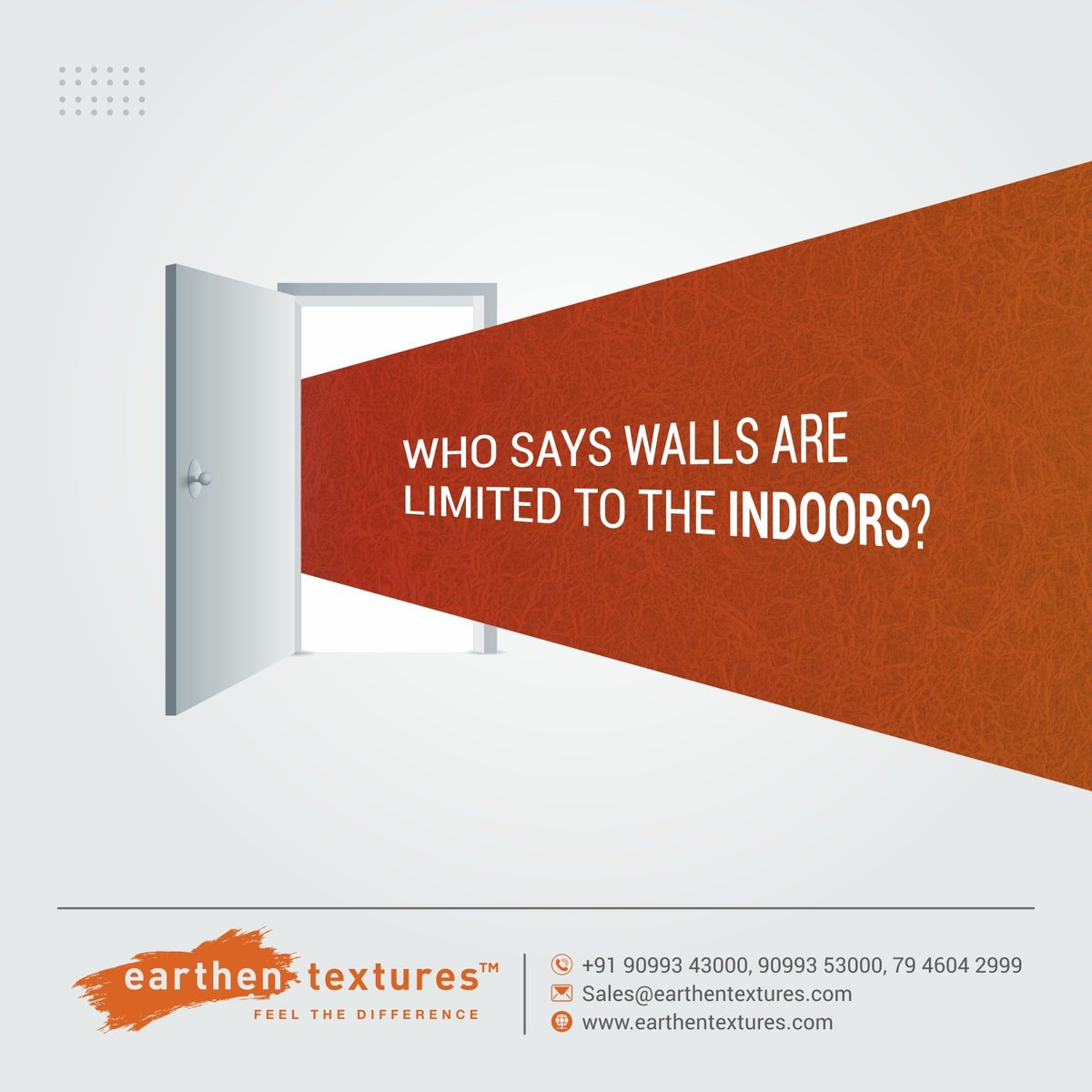 EarthenTextures's tweet image. Who says walls are limited to the indoors? Our durable and weather-resistant wall textures can bring charm to your outdoor spaces
too! Share your outdoor design dreams!

earthentextures.com
.
#walltexture #wallfinishing #homedecor #hometextue #walldecor #homemakeover #wallart