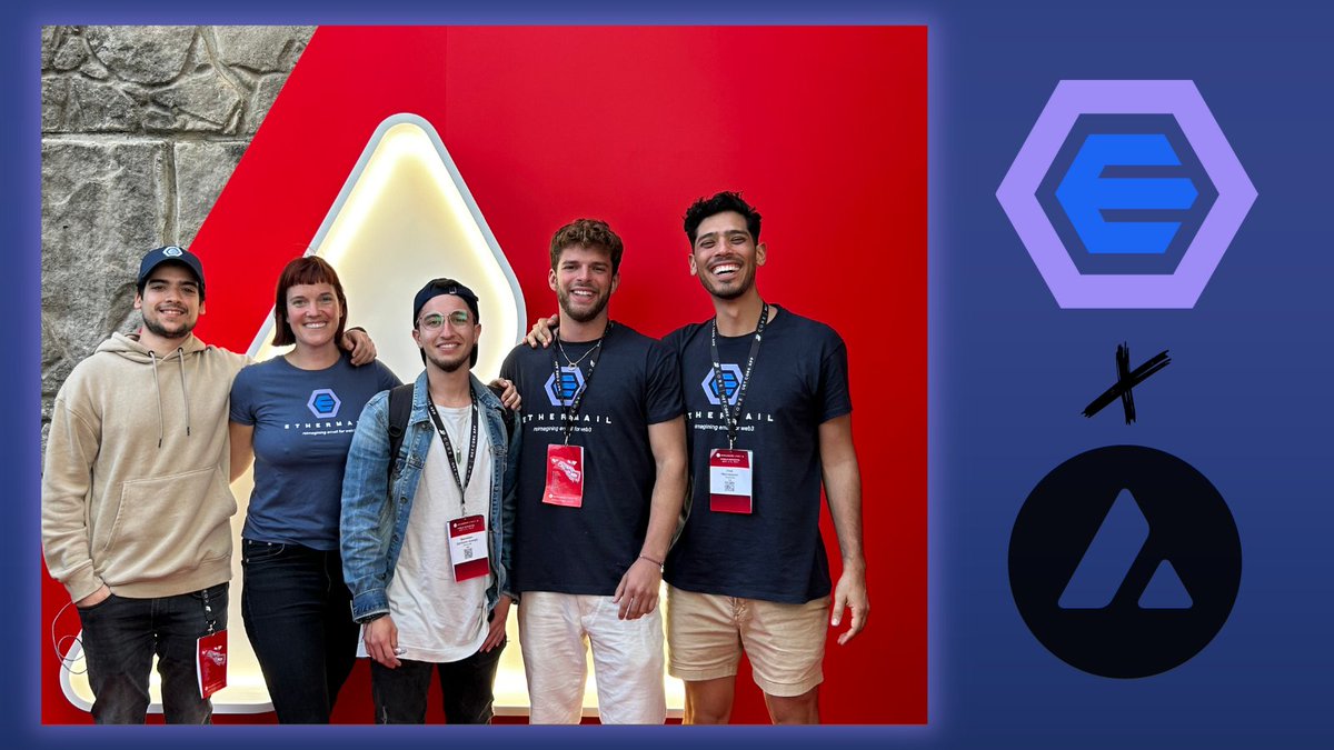 ethermail_io's tweet photo. 🌟🌍 Not only did our team have an amazing time at the @avax, but they also connected with incredible projects creating in #Web3!

Looking back, we're also grateful for all who joined us on yet another EtherSail side event! 🌐🙌 #ThrowbackTuesday #Networking #AvalancheSummit✨ https://t.co/7pK1haBpap