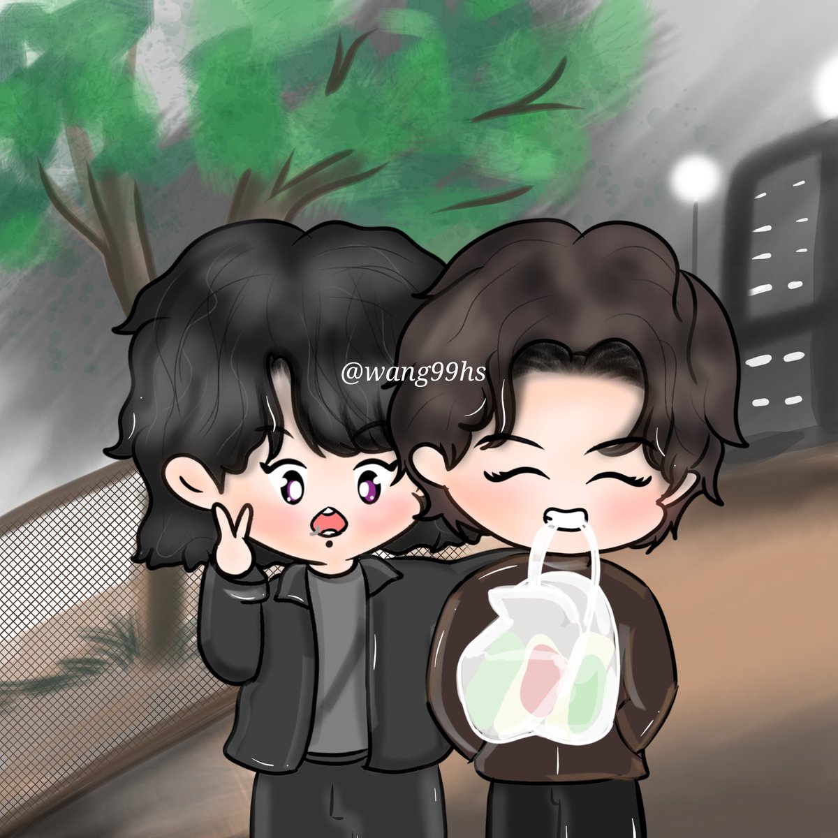 Night Date 🌃🐰🐻
#taekook #taekookfanart #vkook #vkookfanart #kookv #btsfanart #bts #JeonJungkook #KIMTAEHYUNG #taekookau #KimNamjoon #RMxVogueKorea 
#jungkookfanart #vfanart  #taehyunginparis #thv #KookTae