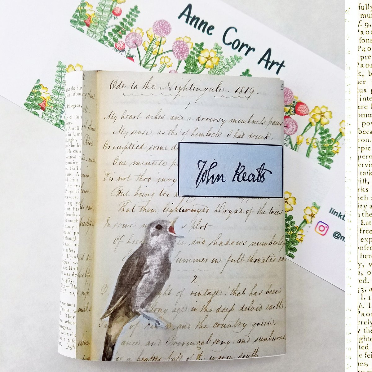 anni103's tweet image. Excited to share the latest addition to my #etsy shop: John Keats handmade artist book of quotation and illustration, personalized Gift for a reader, etsy.me/431e9kC #readersgift #literarygift #booklovergift #bibliophile #giftsforreader #bookgift #johnkeats #pe