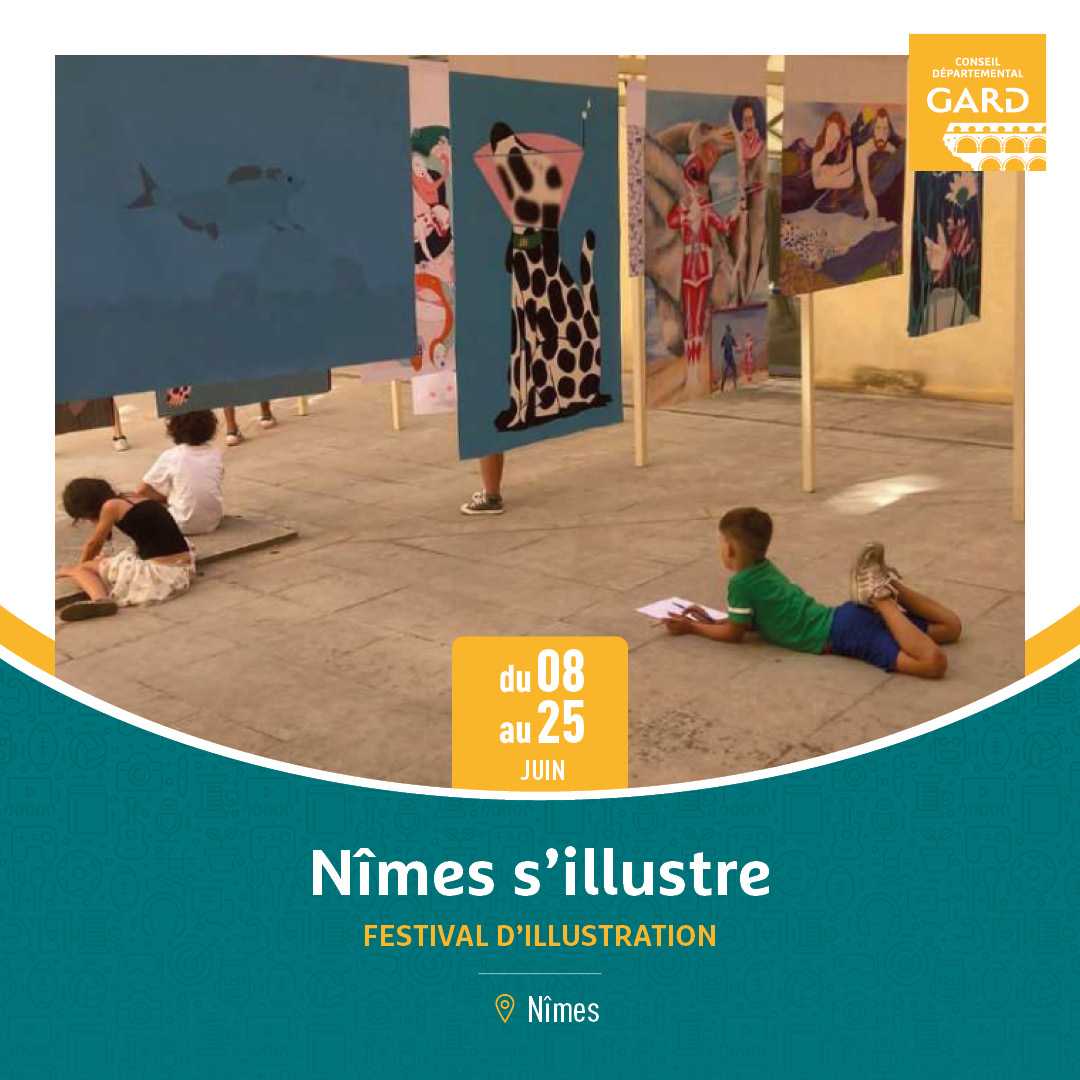✏ Le Festival "Nîmes s'illustre" aura lieu du 8 au 25 juin 2023. Le festival d'illustration, toujours en quête de créativité, abordera le thème des mobilités : où est-on vraiment mobiles et/ou plutôt immobiles, dans une société dite "en mouvement". 

#Gard #Culture