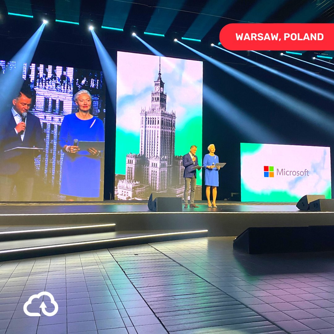 NordcloudHQ's tweet photo. Today is the day: @Microsoft are opening a new Azure Region in Poland 🇵🇱

Our team in Warsaw is there to celebrate. Stop by the Nordcloud stand and say hi 👋

Or tune to hear Michał Pik discuss what the new data centre means for Polish customers at 14:30👇
https://t.co/m7ejRnoBfE https://t.co/nmTGuhlals