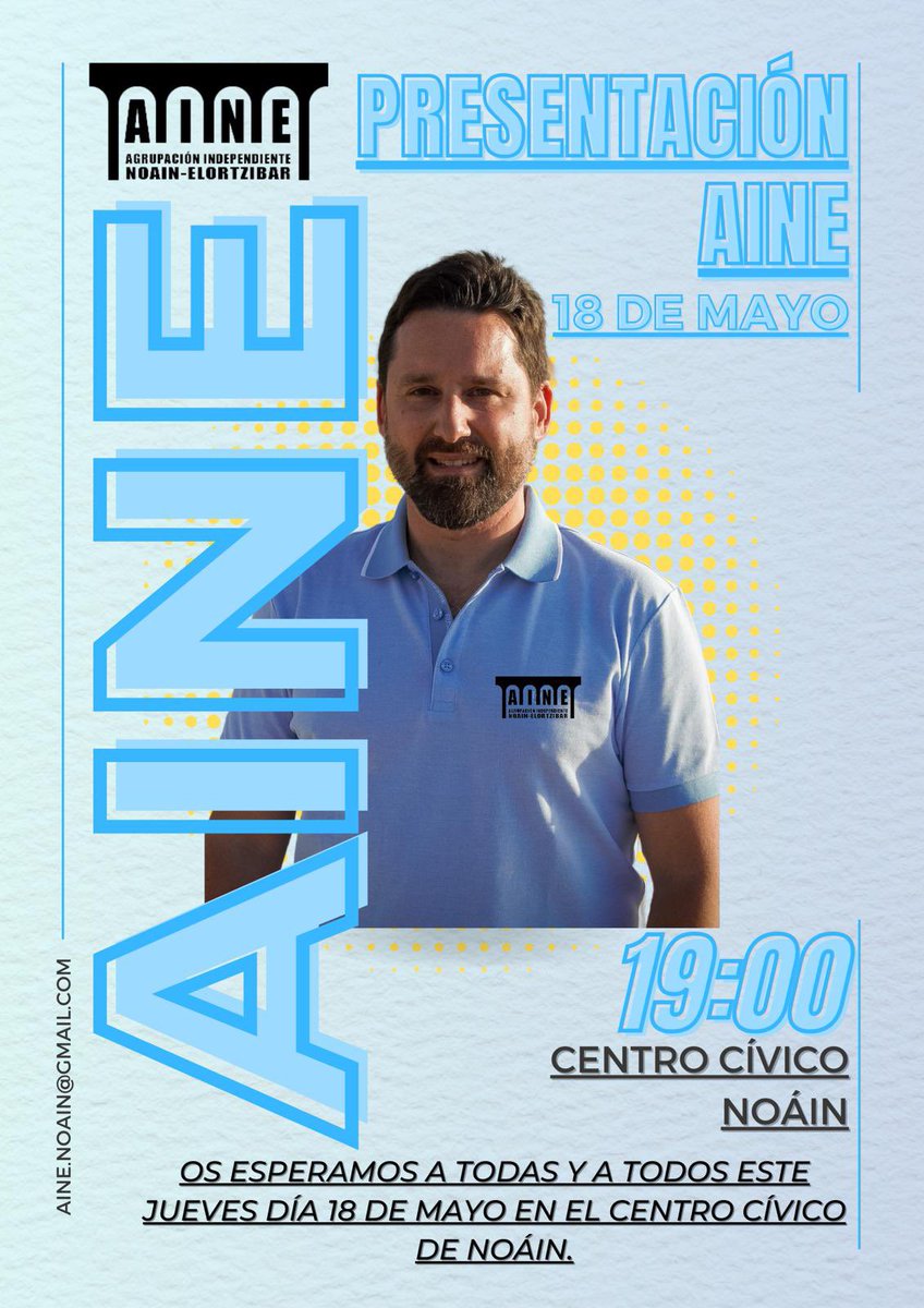 AineNoain's tweet photo. El jueves os esperamos a todas y todos en el Centro Cívico de Noáin a las 19.00 Presentación de candidatura, aperitivo y sorteo de entradas de cine 🎦 

¡¡Os esperamos!! #somosaine https://t.co/xFnLrbLh9s