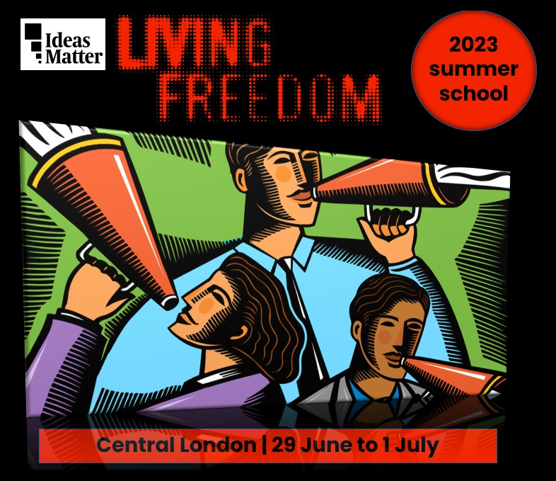 Accepting his #FreedomtoPublish award @SalmanRushdie warns that freedom of expression is under threat in the West.

But, is there anything wrong with updating old books?🤔

One of many #FREESPEECH dilemmas @LivingFreedom summer school

See full programme⤵️
tinyurl.com/mt8bxmc5