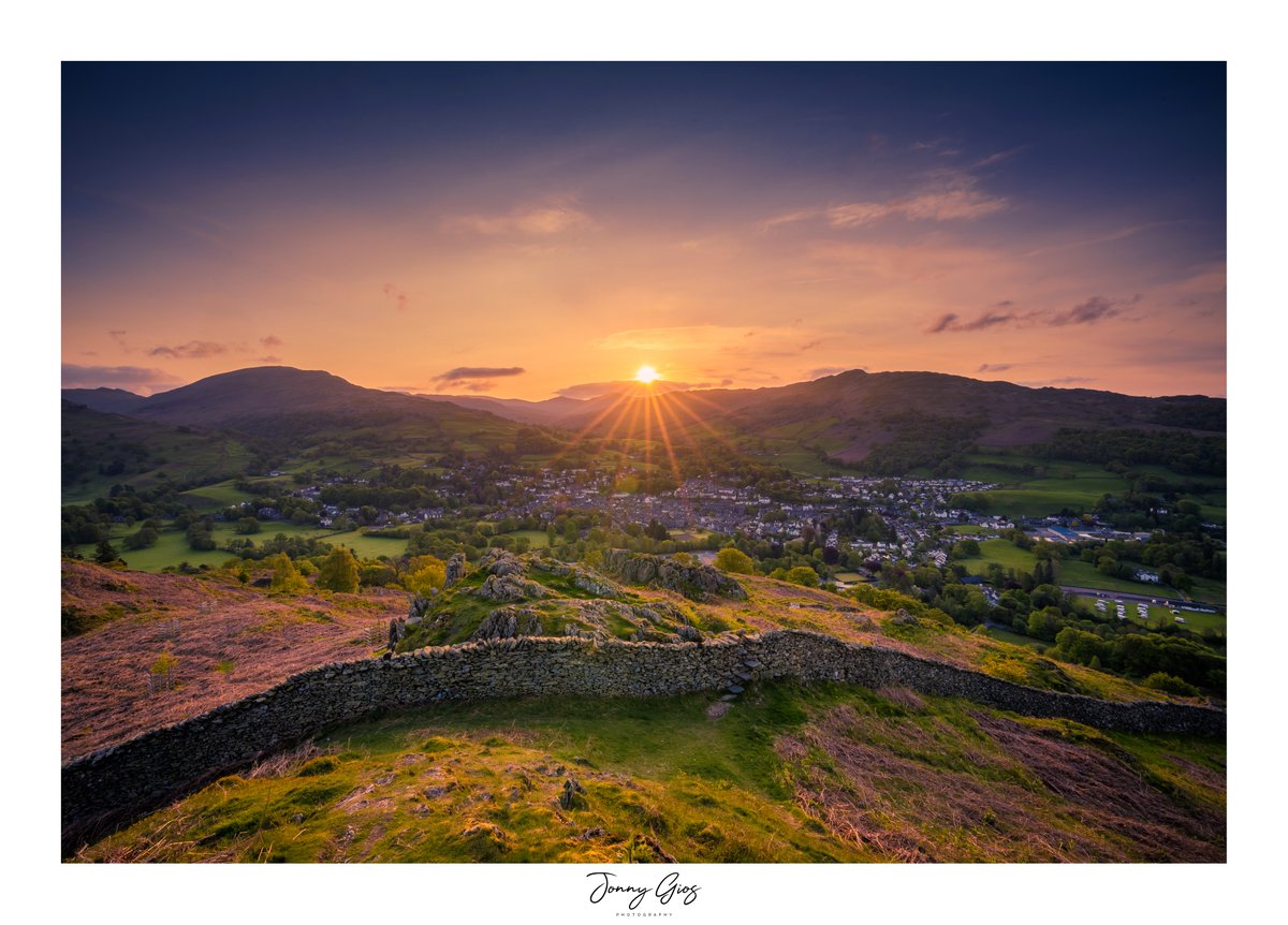 RAYS. Todd Crag, Ambleside. 16.5.23 - 5.45am Sony A7 iv, 16-35gm #sonyalpha #leofoto #kasefilters #ambleside #lakedistrict #wexmondays #2daysonthetrot