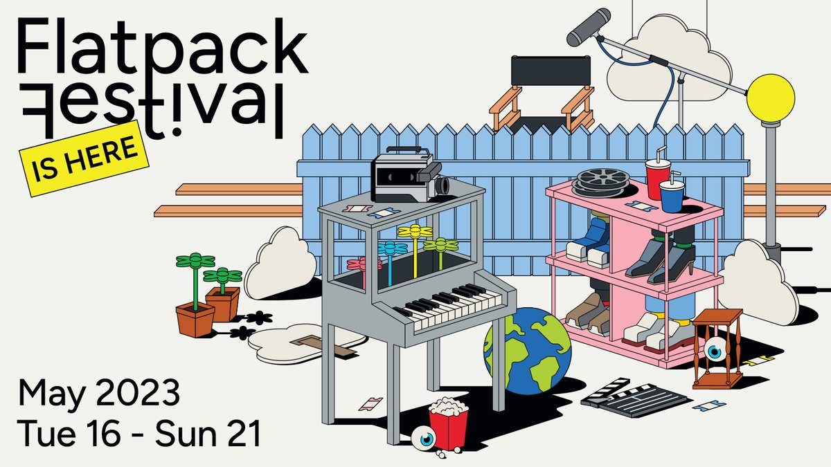 💫 We have lift off 💫

#Flatpack2023 is upon us, adding sensory delights to venues across Birmingham 16-21 May.

Not sure which event is best for you? Why not take our personalised quiz. You’ll even get a 10% discount 😎

🔗 form.typeform.com/to/Hh1qGZks