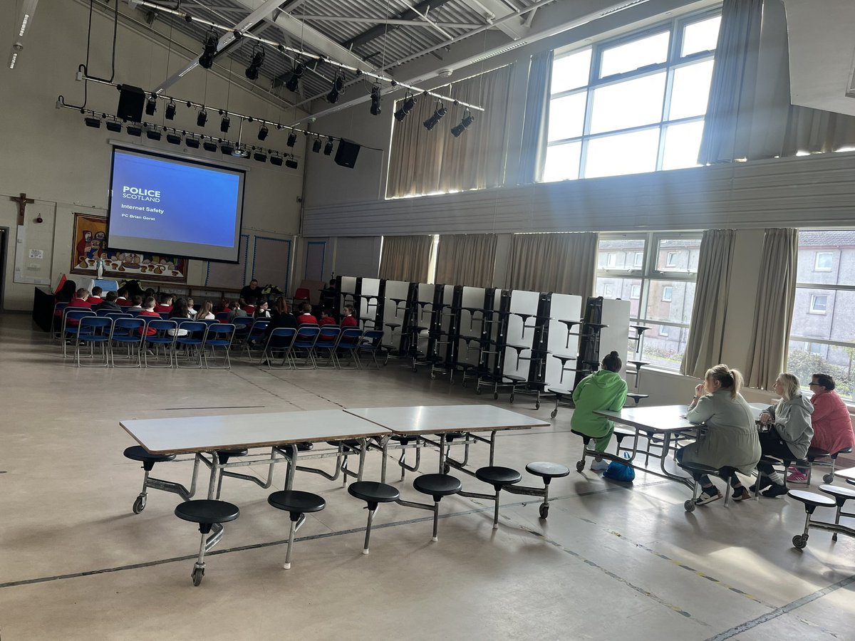 StJohnPaulGCC's tweet image. Thanks to our Campus Cops for delivering an excellent workshop about how to stay safe on social media and the internet. This was for P5, P4, P4/5 and P6. Was great to see some of our parents coming along too! 📱💻 #digitallearningweek2023