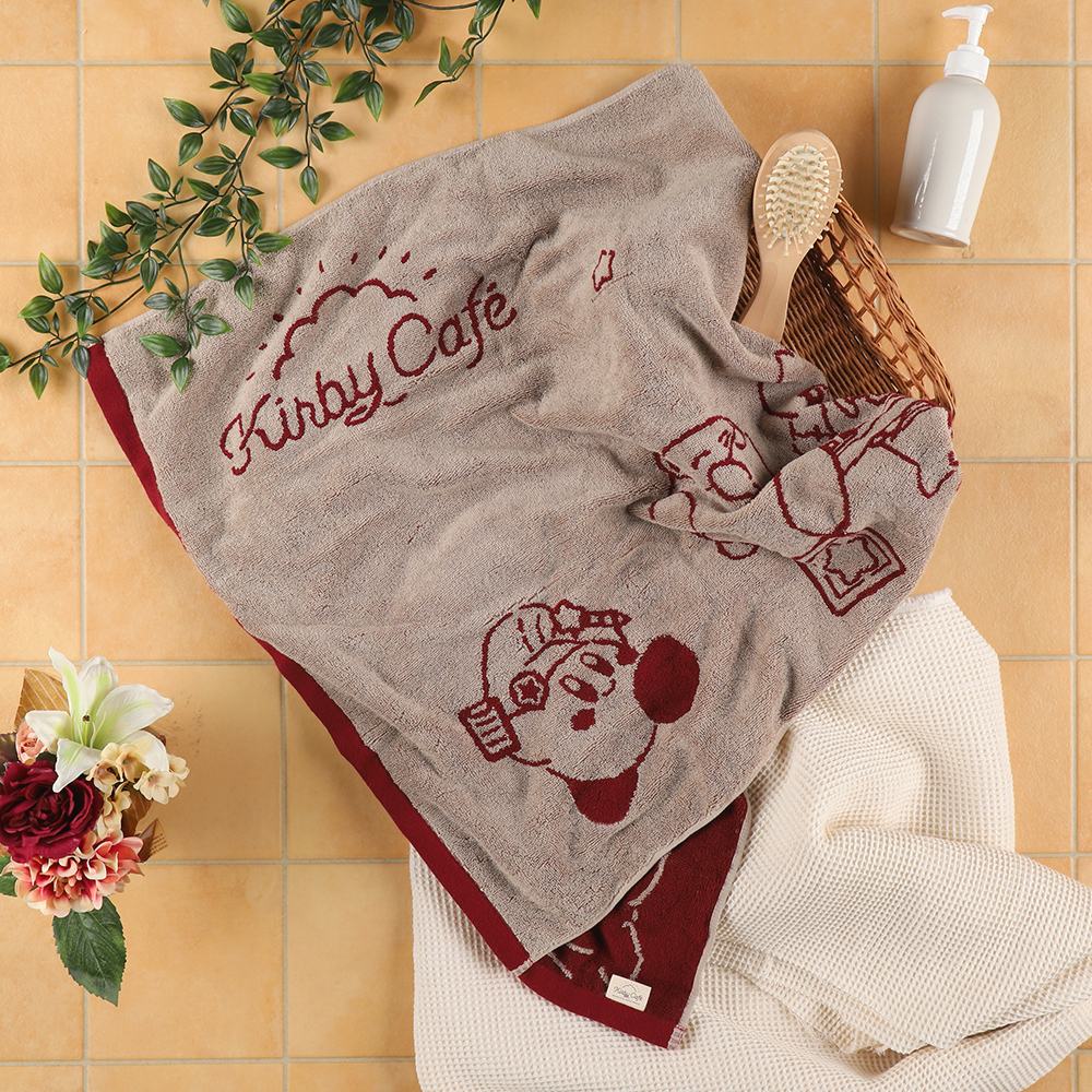 KirbyCafeJP's tweet photo. ＼再入荷のお知らせ／
カービィカフェ限定の「バスタオル」2種が再入荷‼️
大人から子どもまで幅広くお使いいただけるデザインです🎶

「グレー」は今回が通販サイト初登場となります✨👀

バスタオル(グレー/ベージュ)
各2,700+税

#カービィカフェ

▼通販サイトはこちら
https://t.co/iPOh573OIa https://t.co/zUerH3VqxI